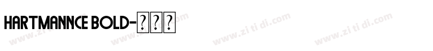 HartmannCE Bold字体转换